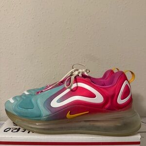 Nike Air Max 720 Teal Tint Multicolor Gold Womens Shoes CJ0567-300 Sz 10.5